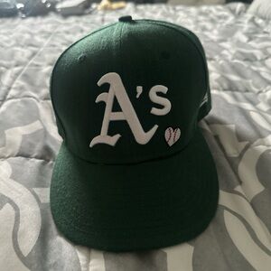 Brand New Oakland A's New era fitted hat